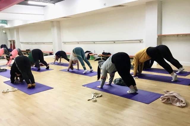 The teenagers say that taking part in yoga classes has boosted their self-confidence and reduced anxiety levels.