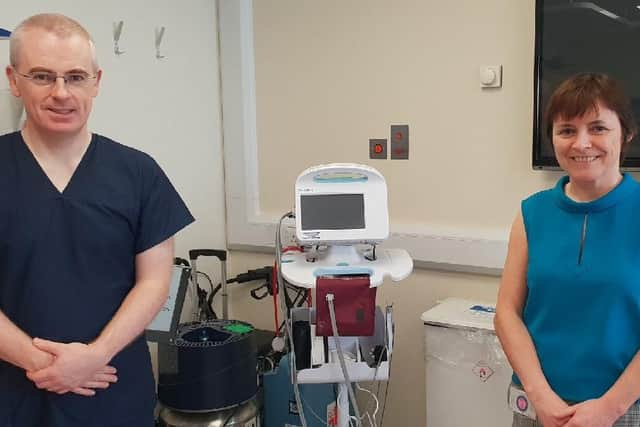 Respiratory Consultants Dr Martin Kelly and Dr Rose Sharkey.