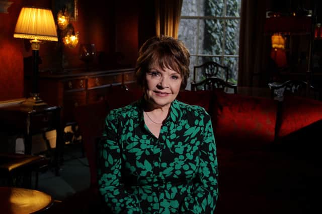 Dana being interviewed for Dana – The Original Derry Girl to be shown on BBC One Northern Ireland on Monday, May 11 at 10.45pm