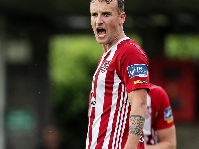 One of Declan Devine's first signings when he took charge for a second time in November 2018. He formed a hugely successful partnership with Eoin Toal at the heart of the Derry defence.