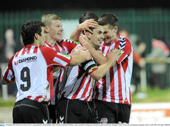 Some of Derry City's First Division title winning team but who made the Team of the Decade?