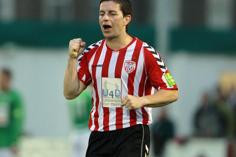 The right-back played over 500 competitive games for Derry in a distinguished career on Foyleside, picking up two FAI Cup winners' medals along the way.  While his career highlights will no doubt have come in the previous decade, he was still a key member of the 2010 side which clinched promotion.