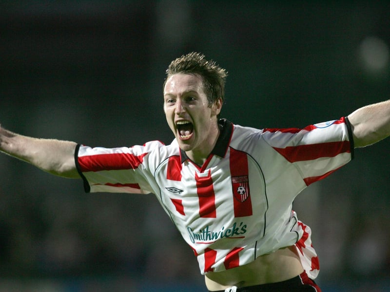 Played 326 during more than a decade with Derry from 2004 to 2014. He was part of the famous 2006 UEFA European Cup run. A former captain, Molloy won two FAI Cups (2006 and 2012), a First Division title (2010) and five League Cups (2005,06,07,08 and 2011).
