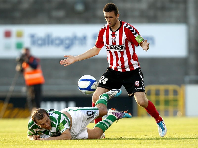 The former N. Ireland defender had spells with Celtic and Ayr United before returning to his home town club in 2010. He was a key player as City won the First Division title. The Carnhill native was a real attacking threat on the left side during the 2010 and 2011 campaigns.