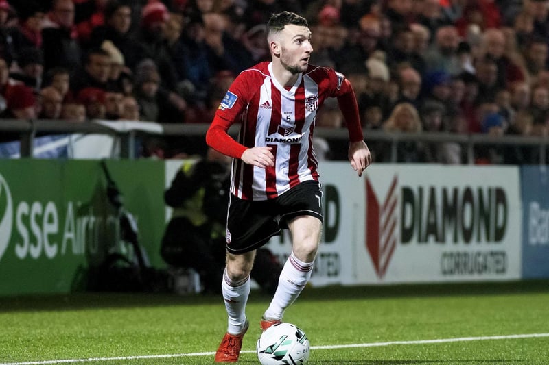 The Lisburn man joined the club from Sligo Rovers midway through the 2017 campaign and has made almost 80 appearances. Won the League Cup in 2017. His ability to play at right back as well as on the wing has been a bonus.