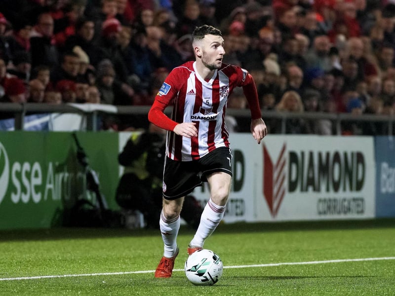 The Lisburn man joined the club from Sligo Rovers midway through the 2017 campaign and has made almost 80 appearances. Won the League Cup in 2017. His ability to play at right back as well as on the wing has been a bonus.
