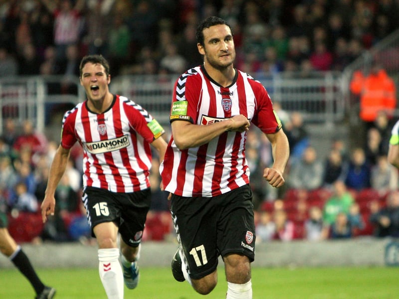 A prolific striker for Derry in 2013. Zayed started all 36 of Derry's league games and scored 22 league goals. He scored the winning goal from the penalty spot as Derry won a 10th League Cup title against Cork. He was also voted the PFAI's Player of the Year.