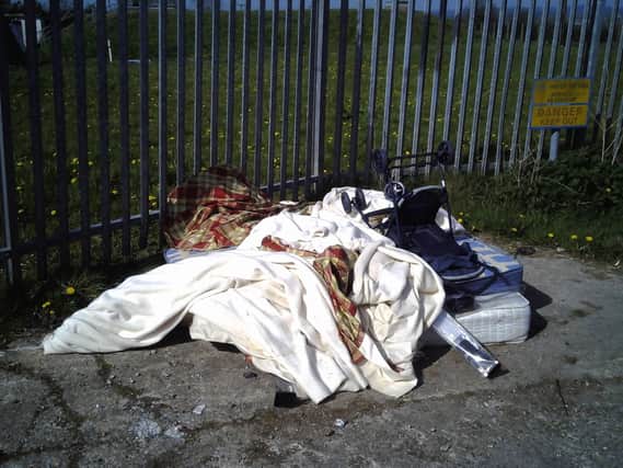 Fly-tipping has become an increasing problem with council recycling centres closed.