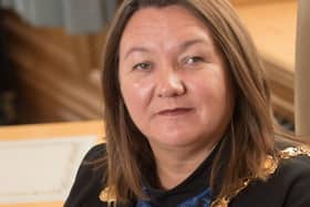 The Mayor, Colr. Michaela Boyle.