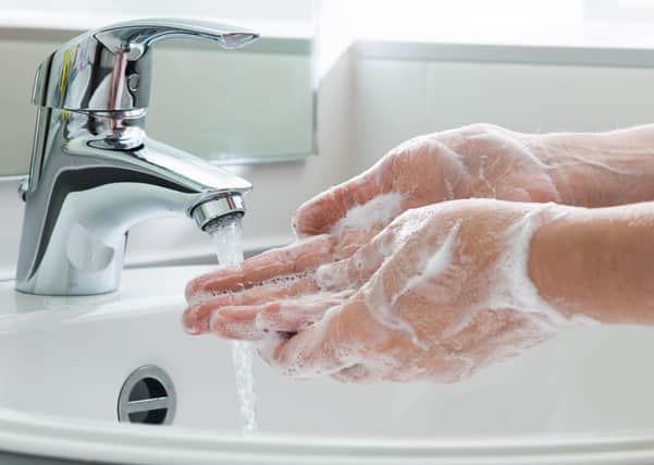 washing hands is vital