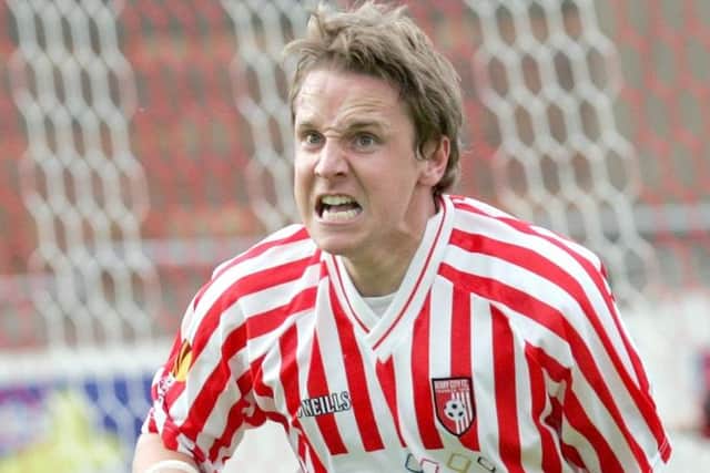 Striker Tam McManus really enjoyed his time at the Brandywell.