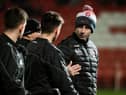 Derry manager Rory Gallagher has challenged his player to use the current lack of fixtures to bulk up physically
