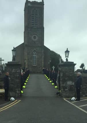 The Guard of Honour at Thomas 'The Miller's funeral