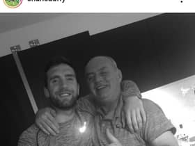 Shane Duffy and his dad, Brian who tragically passed away yesterday, aged 53.