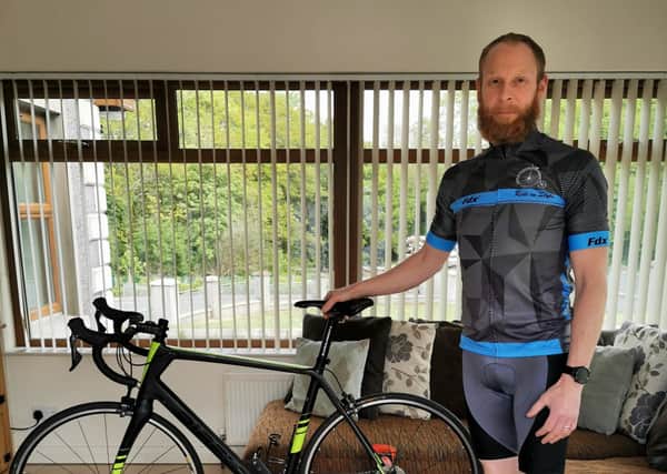 Rob Monteith will be doing a virtual cycle from Mizen Head to Malin Head in aid of the NW Cancer Centre