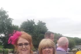 Zara Dalton with her mum Esther. Zara will be running 10k every day for the next 60 days to raise money for the North West Cancer Centre who have been caring for her mum since she was diagnosed with cancer.
