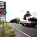 The British government has admitted that there will have to be some checks on goods between Northern Ireland and Great Britain that are likely to enter the European Union's single market.