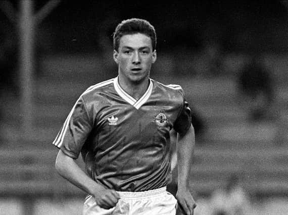 A young Liam Coyle during his memorable breakthrough year with Derry City in the 1988/89 treble winning season.