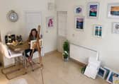 Alex Patterson during the sponsored painting marathon.