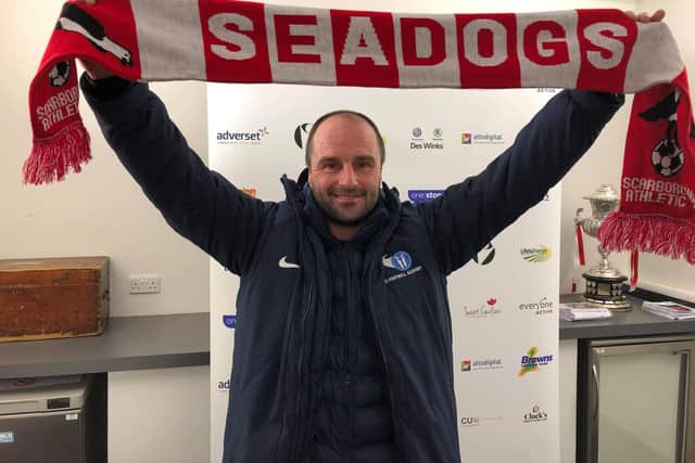 Darren Kelly is enjoying life managing Scarborough Athletic.