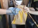 General views of McDonalds in Bangor which opened at 11 am for drive thru customers.


Photo by Stephen Hamilton/Presseye