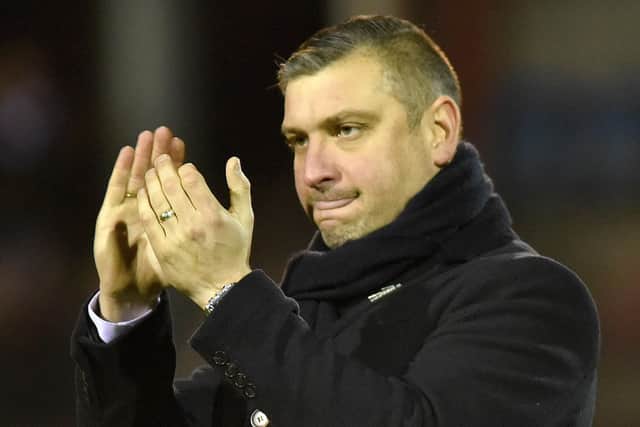 Portadown manager Matthew Tipton.