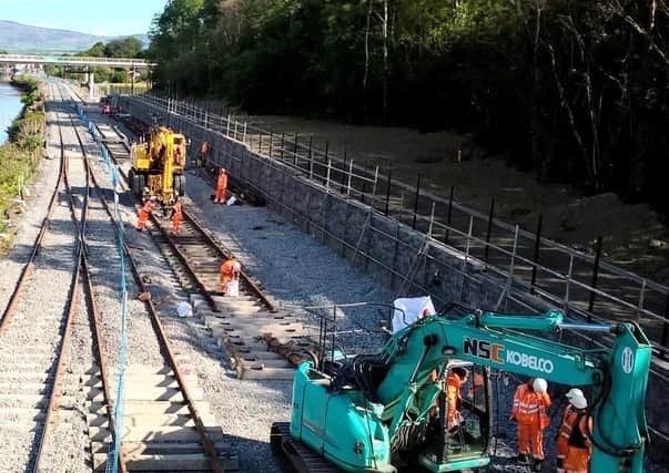 Phase Two works on the Derry line.