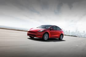 The new Tesla Model Y electric vehicle is hailed as the future of driving.