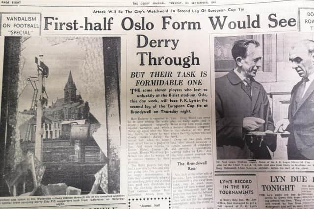 The Journal report from the first leg of Derry City's European Cup first round clash against FK Lyn (Oslo).