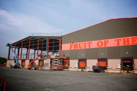 Fruit of the Loom was previously located on the site.