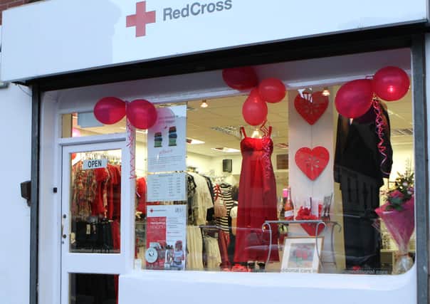The Red Cross shop at the Diamond.  (1402jB32)