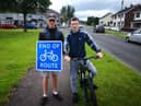 Young Strathfoyle residents Ben Devine and Sean McCullough want to see the greenway realised.
