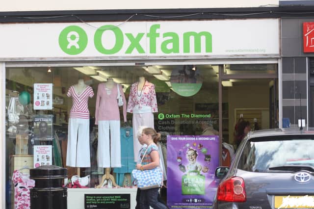 The Oxfam outlet in Derry’s Diamond.