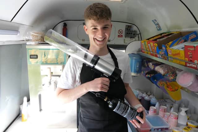Derry YouTuber Adam B visits some lucky kids in the big 20k giveaway where Adam travelled around Derry in an ice cream truck giving gifts to people he believed deserved them.

Photo (c) Adam B
For more info contact Tina Calder, Excalibur Press, 07305354209, tina@excaliburpress.co.uk