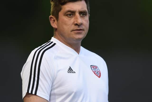 Declan Devine, Derry City manager.