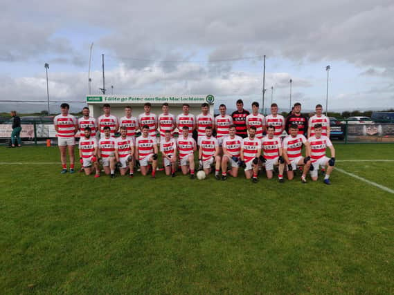 The Ballerin side which lost out by one point to Craigbane at John McLaughlin Park on Saturday.