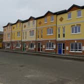 Newly built social housing, Central Drive, Creggan.  DER2126GS - 052