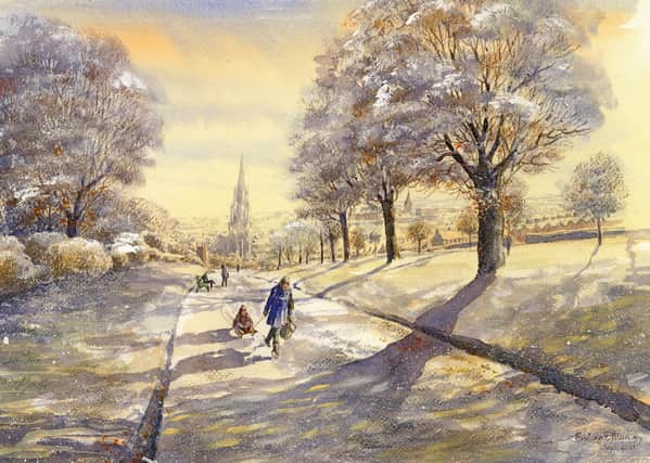 A wintry day in Brooke Park in the 1960s, by Bridget Murray, one of more than 30 images that will go on display at the ‘Derry’s Streets’ exhibition at the Millennium Forum later this month.