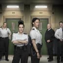 Jamie-Lee O'Donnell alongside the rest of the cast of the new TV series.