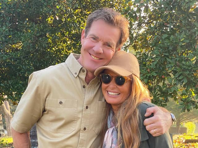 Roma Downey with Dennis Quaid.