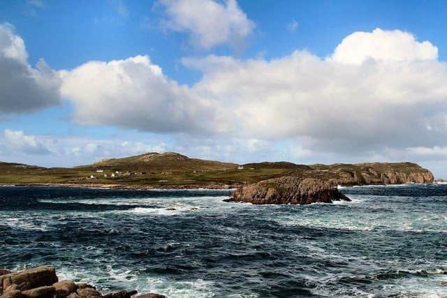 Owey Island - Charles McGonagle's home off the west coast of Donegal.