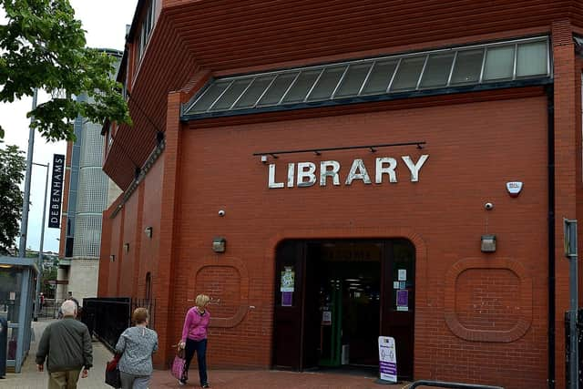 Central Library, Foyle Street. (file picture) DER2126GS - 047