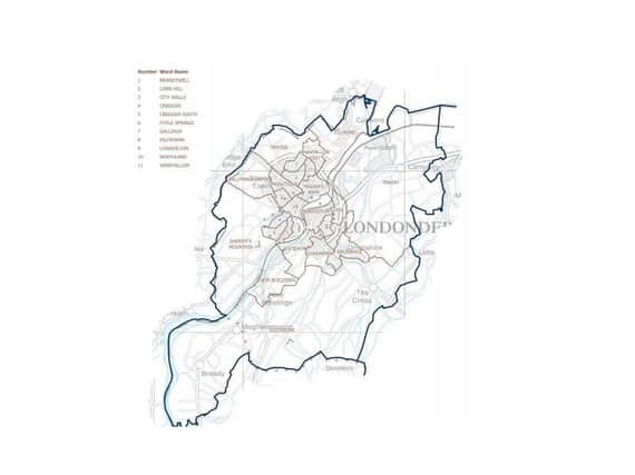 The proposed new Foyle constituency.