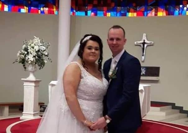 Nicole and Ciaran McDermott on their wedding day.