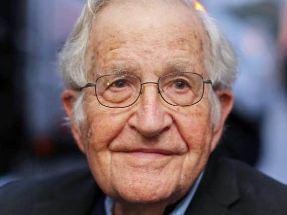 Noam Chomsky is to take part in a discussion on Irish Unity on December.