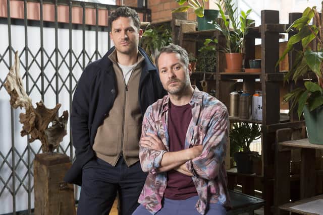 DI Matthew Venn and Jonathan Roberts