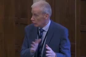 Gregory Campbell at Westminster this week.
