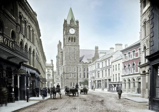 Foyle Street in bygone times.