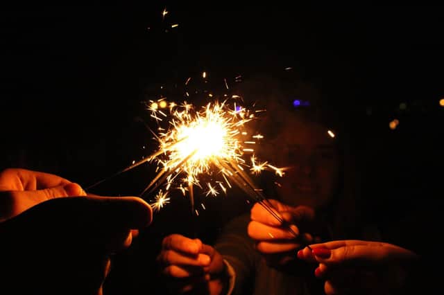 People have been urged to be careful with sparklers.