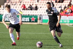 Derry City welcome back Danny Lafferty from suspension.